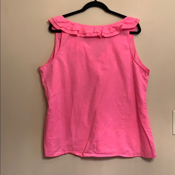 Old Navy XXL Split V-neck Ruffle Tank - Picture 4 of 6